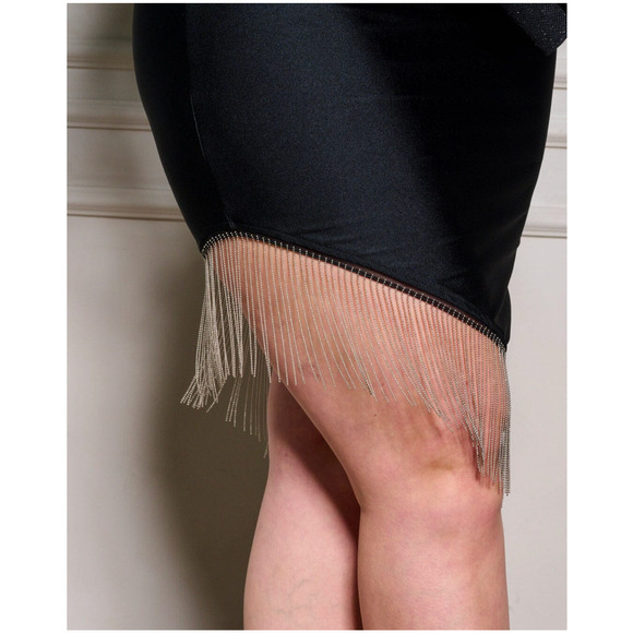Fringe High-Low Mini Dress | 3XLarge - Picture 2 of 5